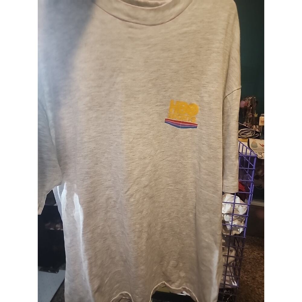 Vintage HBO Sports Gray T Shirt Size XL